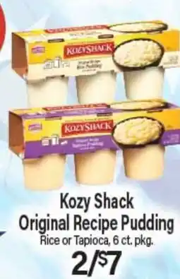 Angelo Caputo's Fresh Market Kozy Shack Original Recipe Pudding offer