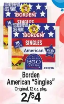 Angelo Caputo's Fresh Market Borden American Singles offer
