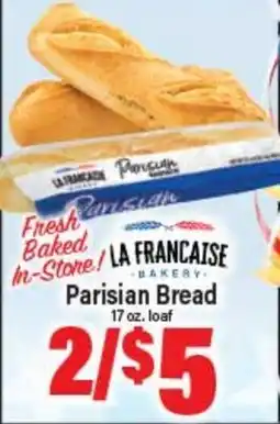 Angelo Caputo's Fresh Market LA FRANCAISE BAKERY Parisian Bread offer