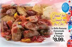 Angelo Caputo's Fresh Market La Bella Romana Homemade Sausage & Peppers offer