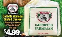 Angelo Caputo's Fresh Market La Bella Romana Grated Cheese offer