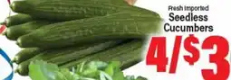 Angelo Caputo's Fresh Market Fresh Imported Seedless Cucumbers offer