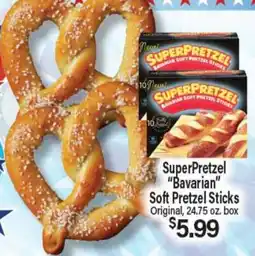 Angelo Caputo's Fresh Market SuperPretzel Bavarian Soft Pretzel Sticks offer