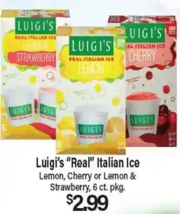 Angelo Caputo's Fresh Market Luigi's Real Italian Ice offer