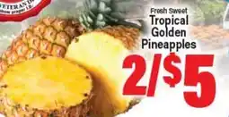 Angelo Caputo's Fresh Market Fresh Sweet Tropical Golden Pineapples offer