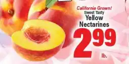 Angelo Caputo's Fresh Market California Grown! Sweet Tasty Yellow Nectarines offer
