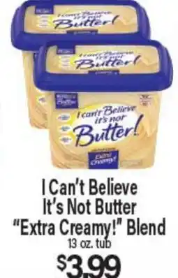 Angelo Caputo's Fresh Market I Can't Believe It's Not Butter Extra Creamy! Blend offer