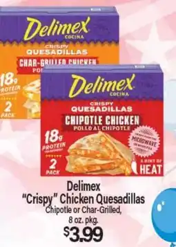 Angelo Caputo's Fresh Market Delimex Crispy Chicken Quesadillas offer