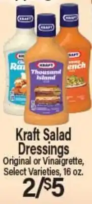 Angelo Caputo's Fresh Market Kraft Salad Dressings offer
