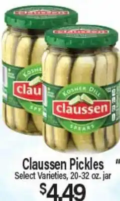 Angelo Caputo's Fresh Market Claussen Pickles offer