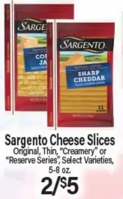 Angelo Caputo's Fresh Market Sargento Cheese Slices offer