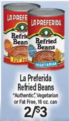 Angelo Caputo's Fresh Market La Preferida Refried Beans offer