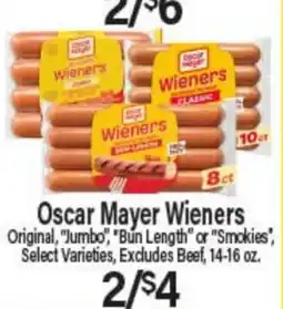 Angelo Caputo's Fresh Market Oscar Mayer Wieners offer