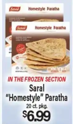 Angelo Caputo's Fresh Market Saral Homestyle Paratha offer