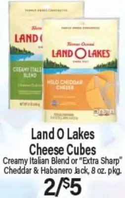 Angelo Caputo's Fresh Market Land O Lakes Cheese Cubes offer