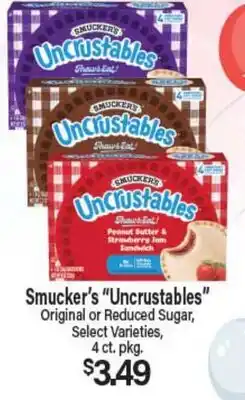 Angelo Caputo's Fresh Market Smucker's Uncrustables offer