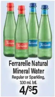 Angelo Caputo's Fresh Market Ferrarelle Natural Mineral Water offer