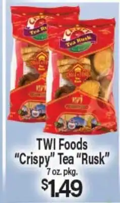 Angelo Caputo's Fresh Market TWI Foods Crispy Tea Rusk offer