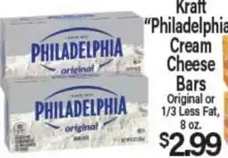 Angelo Caputo's Fresh Market Kraft Philadelphia Cream Cheese Bars offer