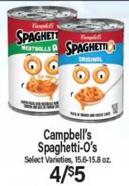 Angelo Caputo's Fresh Market Campbell's Spaghetti-O's offer