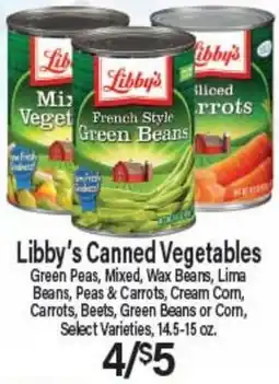 Angelo Caputo's Fresh Market Libby's Canned Vegetables offer