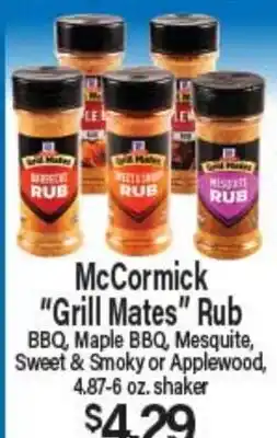 Angelo Caputo's Fresh Market McCormick Grill Mates Rub offer