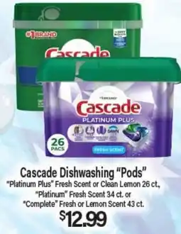 Angelo Caputo's Fresh Market Cascade Dishwashing Pods offer