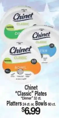Angelo Caputo's Fresh Market Chinet Classic Plates offer