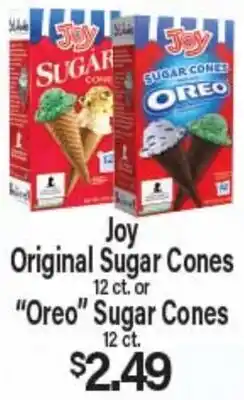 Angelo Caputo's Fresh Market Joy Original Sugar Cones or Oreo Sugar Cones offer