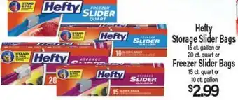 Angelo Caputo's Fresh Market Hefty Storage Slider Bags offer