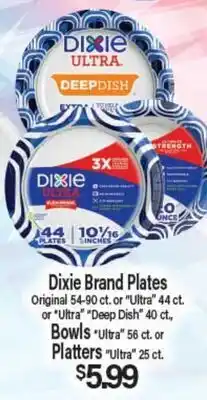 Angelo Caputo's Fresh Market Dixie Brand Plates offer
