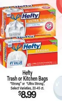 Angelo Caputo's Fresh Market Hefty Trash or Kitchen Bags offer
