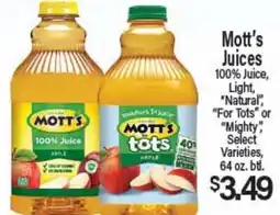 Angelo Caputo's Fresh Market Mott's Juices offer