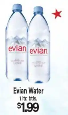 Angelo Caputo's Fresh Market Evian Water offer