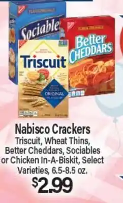 Angelo Caputo's Fresh Market Nabisco Crackers offer