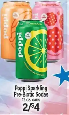Angelo Caputo's Fresh Market Poppi Sparkling Pre-Biotic Sodas offer