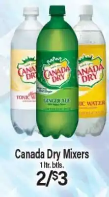 Angelo Caputo's Fresh Market Canada Dry Mixers offer