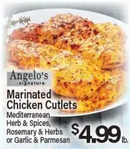 Angelo Caputo's Fresh Market Angelo's Marinated Chicken Cutlets offer