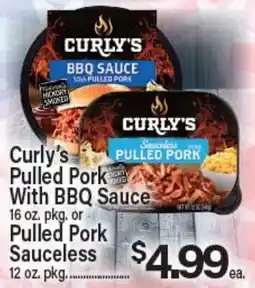 Angelo Caputo's Fresh Market Curly's Pulled Pork With BBQ Sauce or Pulled Pork Sauceless offer
