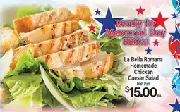 Angelo Caputo's Fresh Market La Bella Romana Homemade Chicken Caesar Salad offer