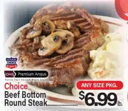 Angelo Caputo's Fresh Market Choice Beef Bottom Round Steak offer