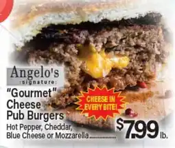 Angelo Caputo's Fresh Market Gourmet Cheese Pub Burgers offer