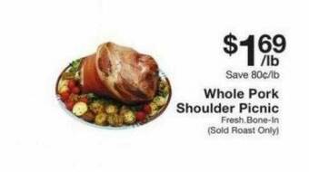 Fairway Store Market Whole Pork Shoulder Picnic offer