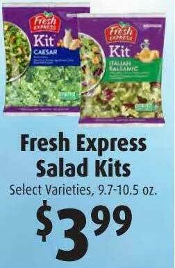 Gristedes Fresh Express Salad Kits offer