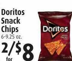 Gristedes Doritos Snack Chips offer