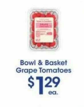 Price Rite Bowl & Basket Grape Tomatoes offer