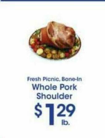 Price Rite Whole Pork Shoulder offer