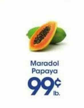 Price Rite Maradol Papaya offer
