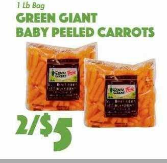 The Food Emporium Green Giant Baby Peeled Carrots offer