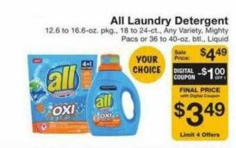 Fairway Store Market Laundry Detergent offer